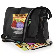 Devil Fruits Messenger Bag “Gum-Gum Fruit” – One Piece parody