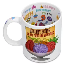Devil Fruits Mug “Gum-Gum Fruit” – One Piece parody