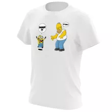Homer Simpson T-shirt “Homer Simpson en Minion” – Minions parodie