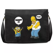 Homer Simpson Messenger Bag “Homer Simpson and the Minions” – Minions parody
