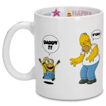 Homer Simpson Mug “Homer Simpson and the Minions” – Minions parody