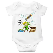 Link Baby Bodysuit “Link and the Aliens” – Zelda parody