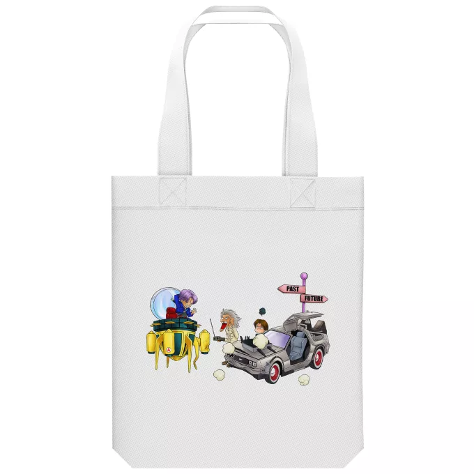 Saco (Tote Bag) de algodão orgânico Paródia Dragon Ball Z - DBZ