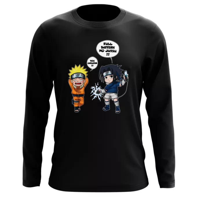 Long sleeve T-shirts Parody of Naruto Sasuke