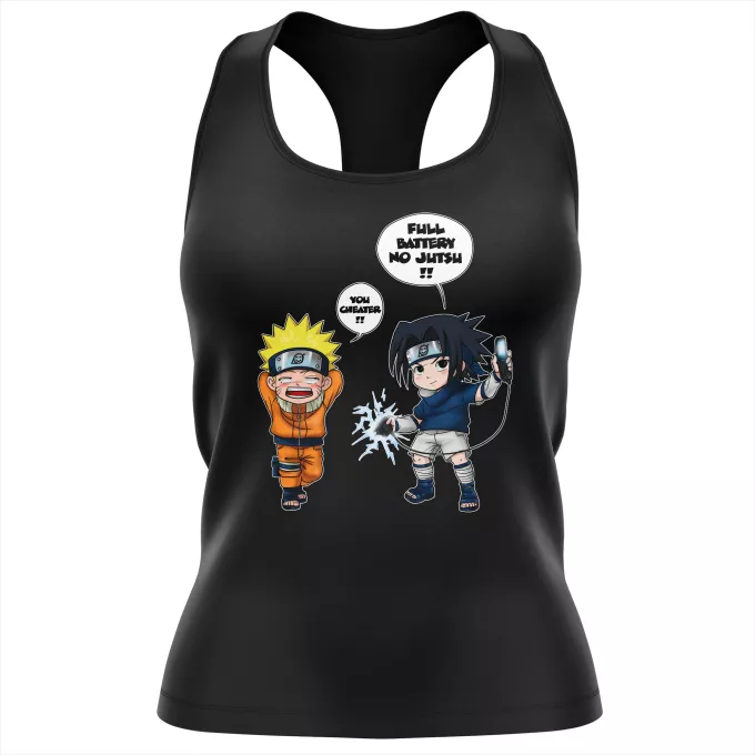 Women's Tank Top Parody of Naruto Sasuke