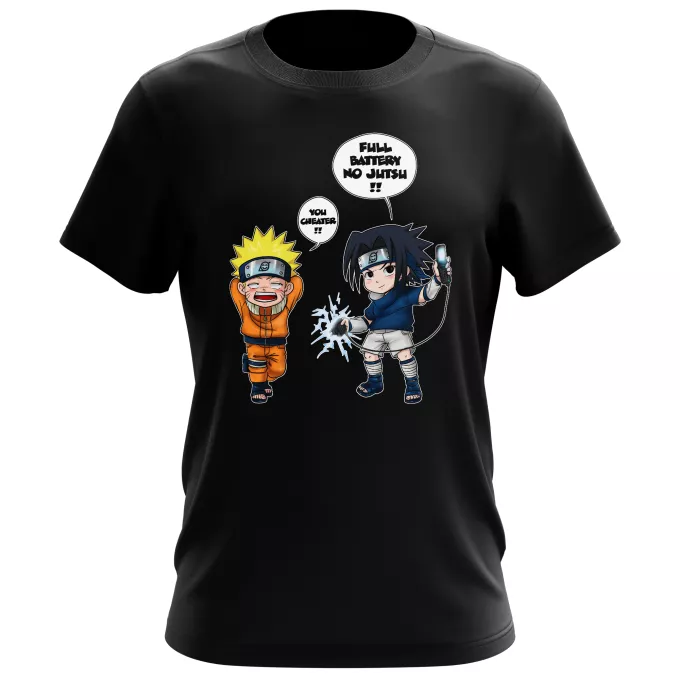Men's T-shirts Parody of Naruto Sasuke