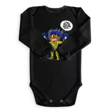 Cancer Deathmask Long sleeve Baby Bodysuit – Knights of the Zodiac - Saint Seiya parody