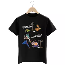 Kame Sennin Kids T-Shirt “Kame Sennin and Bulma” – Dragon Ball parody