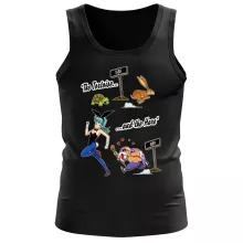 Kame Sennin Tank Top “Kame Sennin and Bulma” – Dragon Ball parody