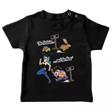 Kame Sennin Baby's T-shirt “Kame Sennin and Bulma” – Dragon Ball parody