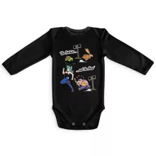 Kame Sennin Long sleeve Baby Bodysuit “Kame Sennin and Bulma” – Dragon Ball parody