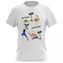 Kame Sennin T-Shirt “Kame Sennin and Bulma” – Dragon Ball parody