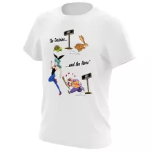 Kame Sennin T-Shirt “Kame Sennin and Bulma” – Dragon Ball parody