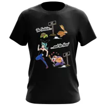 Kame Sennin T-Shirt “Kame Sennin and Bulma” – Dragon Ball parody