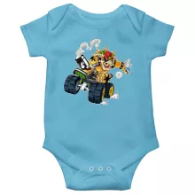 Traje de bebé de manga corta (chicos) Parodias de videojuegos