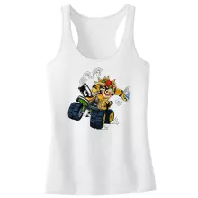 Camisetas Niñas sin mangas Parodias de videojuegos