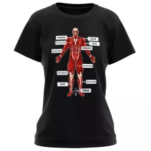 Colossal Titan Women T-shirt – Attack on Titan parody