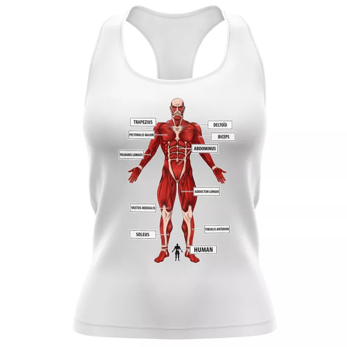 Women's Tank Top Parody of Attack on Titan The colossal Titan