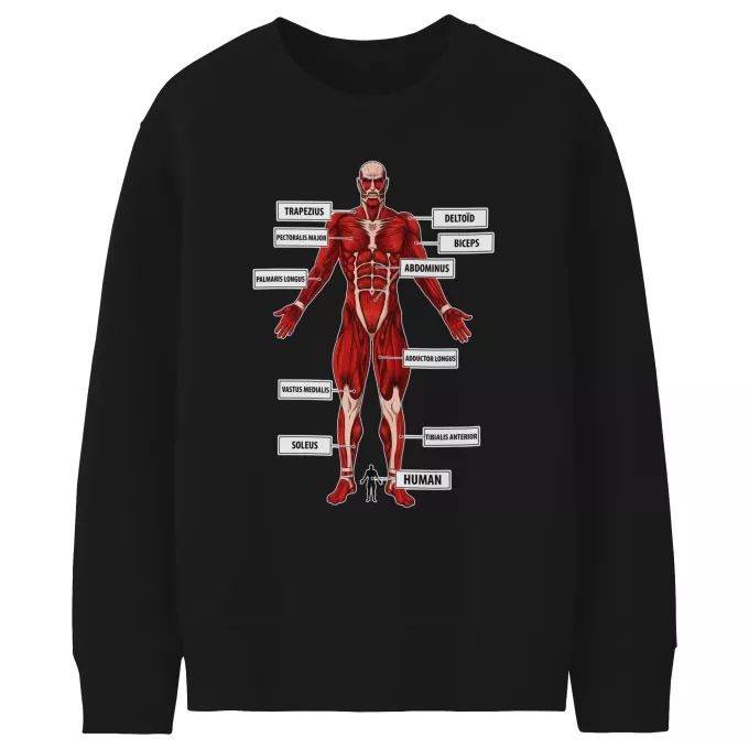 Kids Sweaters Parody of Attack on Titan The colossal Titan