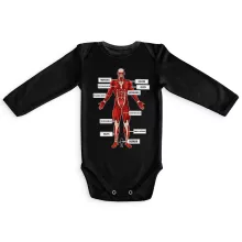 Colossal Titan Long sleeve Baby Bodysuit – Attack on Titan parody