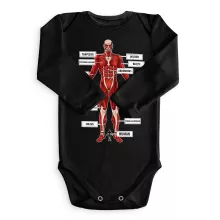 Colossal Titan Long sleeve Baby Bodysuit – Attack on Titan parody