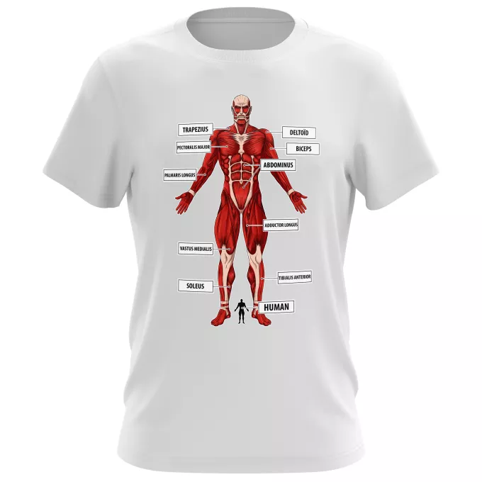 Men's T-shirts Parody of Attack on Titan The colossal Titan