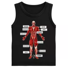Colossal Titan Boys Kids Tank Tops – Attack on Titan parody