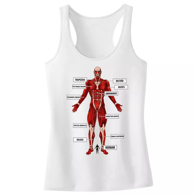 Girls Kids Tank Top Parody of Attack on Titan The colossal Titan