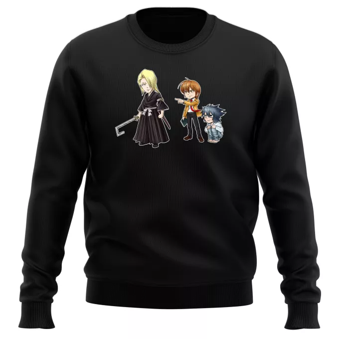 Tröjor Parodi Bleach L, Lignt Yagami och Kira