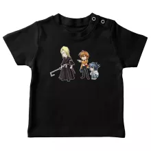 L Baby T-shirts “L, Lignt Yagami och Kira” – Parodi Bleach