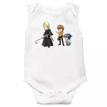 L Body baby Ärmlös “L, Lignt Yagami och Kira” – Parodi Bleach