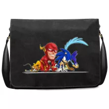Bolso bandolera “Flash y Speedy Gonzales y Sonic y el Correcaminos” – Parodia de Flash