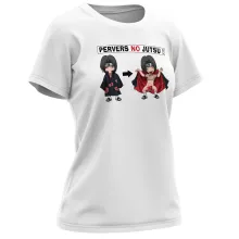 T-shirt Femme Itachi Uchiwa « Pervers no Jutsu » – Parodie Naruto