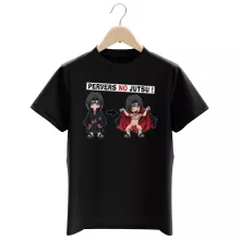 T-shirt Enfant Itachi Uchiwa « Pervers no Jutsu » – Parodie Naruto