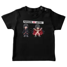 T-shirt bébé Itachi Uchiwa « Pervers no Jutsu » – Parodie Naruto