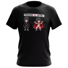 T-shirt Itachi Uchiwa « Pervers no Jutsu » – Parodie Naruto