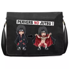 Sac à bandoulière Itachi Uchiwa « Pervers no Jutsu » – Parodie Naruto