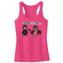 Débardeur Enfant Fille Itachi Uchiwa « Pervers no Jutsu » – Parodie Naruto