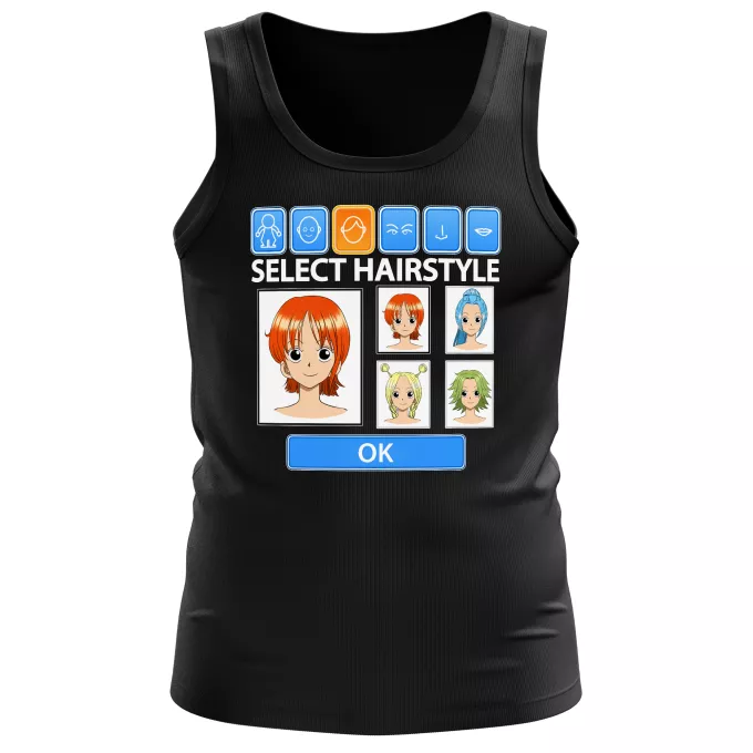 Men Tank Tops Parody of One Piece Nami from Straw Hats Pirates Crew