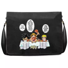 Son Goku Messenger Bag “Son Goku, Naruto and Luffy” – Naruto parody