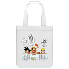 Son Goku totebag “Son Goku, Naruto and Luffy” – Naruto parody