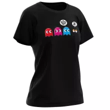 Women T-shirt – Pacman parody