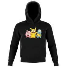 Sweat à capuche Enfant Bob « Une troupe de joyeux Cosplayers » – Parodie Pokémon