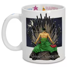 Mug Roronoa Zoro X Eddard Stark « Game of Swords » – Parodie One Piece