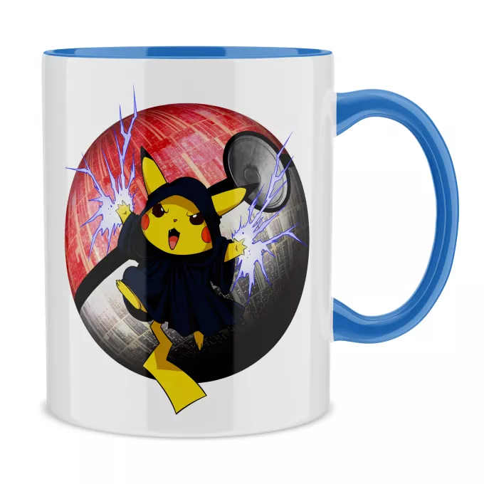 Canecas Paródia Pokémon Pikachu e Darth Sidious