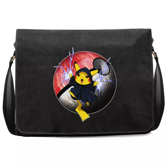 Sacos de lona Paródia Pokémon Pikachu e Darth Sidious