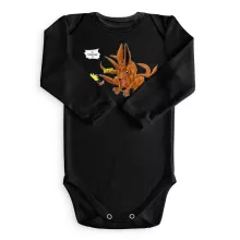 Body bébé manches longues « Va chercher ! » – Parodie Naruto