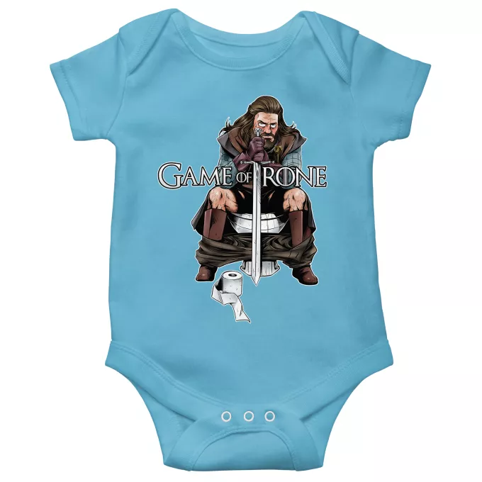 Body bébé manches courtes (garçons) Parodie Game of Thrones Game of Trone... :) - Eddard Stark