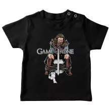 T-shirt bébé Eddard Stark « Game of Trone... » – Parodie Game of Thrones