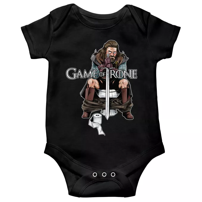 Body bébé manches courtes Parodie Game of Thrones Game of Trone... :) - Eddard Stark